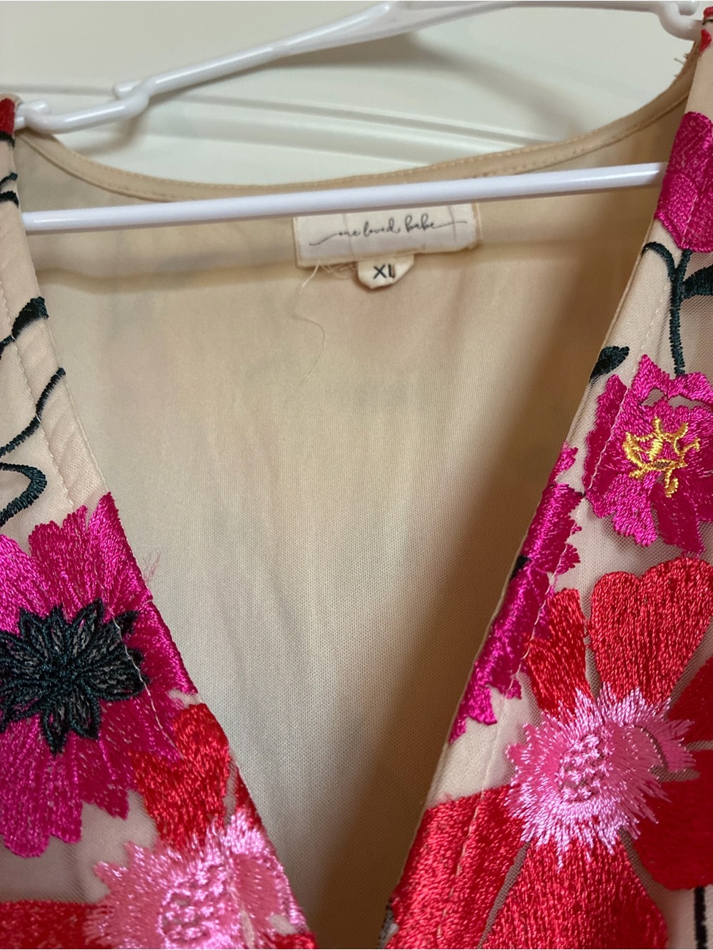 GUC XL One Loved Babe Floral Dress - Picture 3 of 4